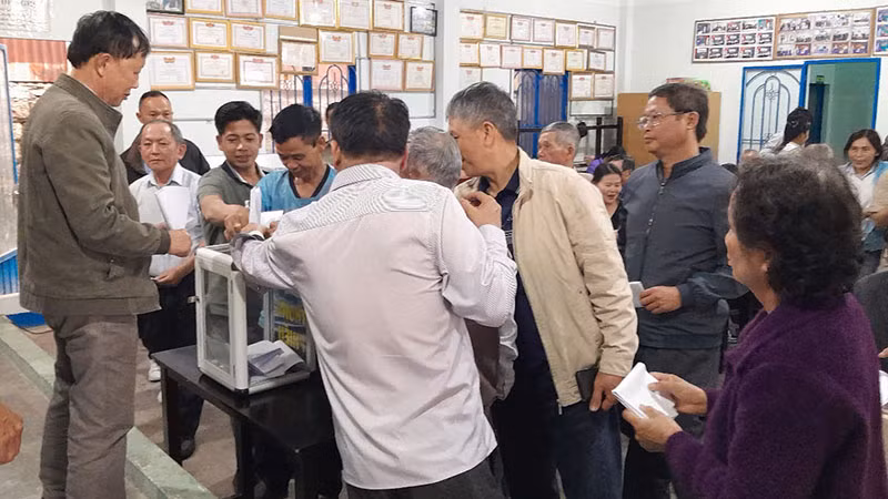 Lâm Đồng lấy ý kiến cử tri về đề án sắp xếp đơn vị hành chính cấp tỉnh và cấp xã.