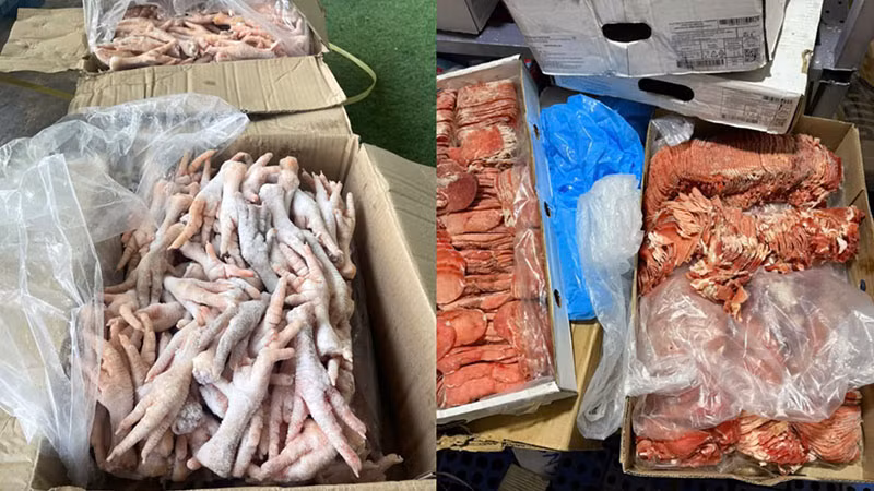 Nhiều thực phẩm không rõ nguồn gốc, xuất xứ.
