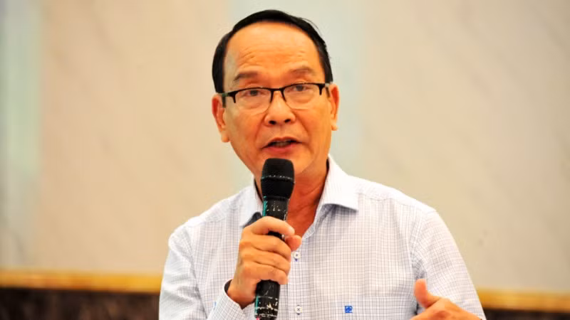 Ông Lê Văn Thiệt, Phó Cục trưởng Cục Bảo vệ thực vật Bộ Nông nghiệp và Phát triển nông thôn phát biểu tại diễn đàn.