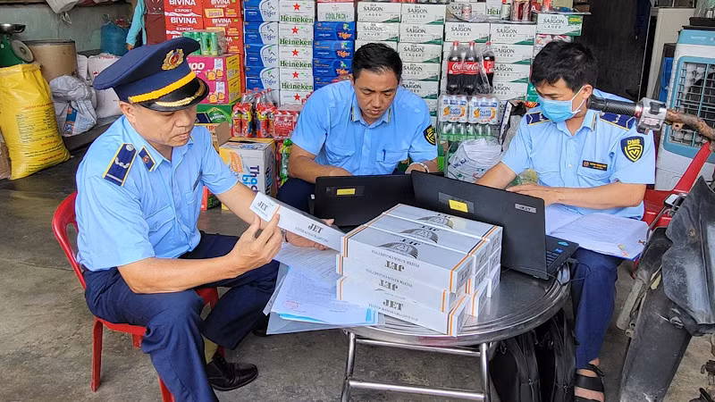 Lực lượng quản lý thị trường tỉnh Phú Yên xử lý vi phạm liên quan đến thuốc lá
