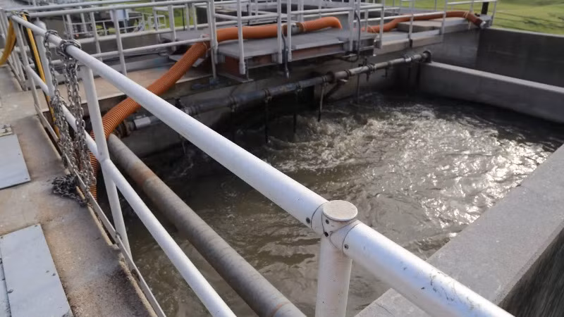 Một nhà máy xử lý nước thải của Houston. (Ảnh: Houston Public Media)