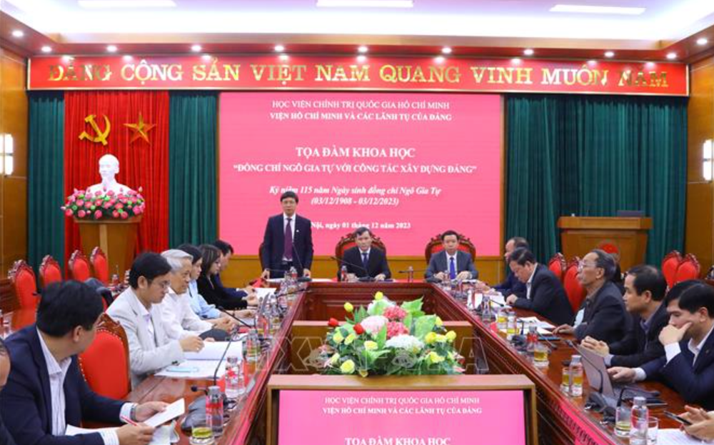Quang cảnh buổi tọa đàm. (Ảnh: TTXVN)