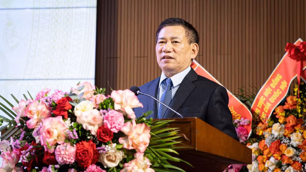 Phó Thủ tướng Hồ Đức Phớc gợi mở một số nhiệm vụ của giáo dục đại học. (Ảnh: SƠN TÙNG)