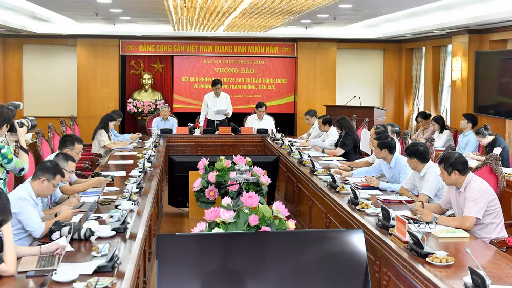 Quang cảnh cuộc họp báo. (Ảnh : ĐĂNG KHOA)