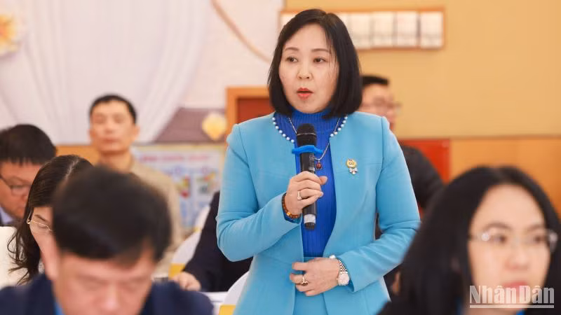 Chủ tịch Liên đoàn Lao động tỉnh Bắc Ninh Nguyễn Thị Vân Hà.