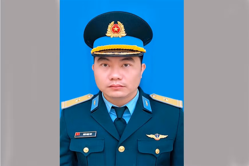 Thiếu tá Trần Ngọc Duy. (Ảnh gia đình cung cấp)