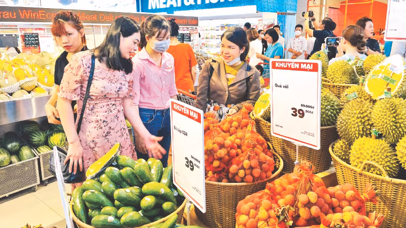 Gian hàng tại Hội chợ xuất khẩu Thành phố Hồ Chí Minh năm 2023.