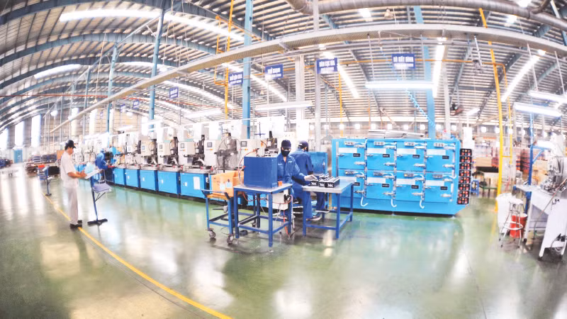 Dây chuyền sản xuất xanh tại Pinaco.