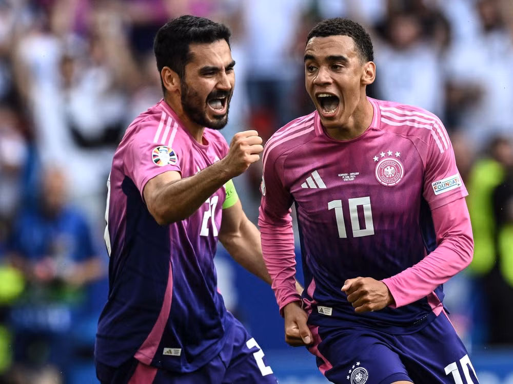 Musiala và Gundogan phối hợp ăn ý. (Ảnh: Getty)