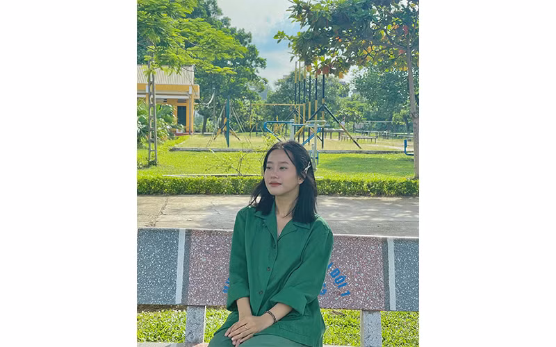 Trần Thủy Tiên, sinh viên Khoa Luật thương mại quốc tế, Học viện Ngoại giao