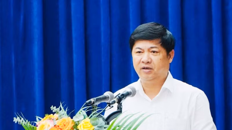 Bí thư Tỉnh ủy Lương Nguyễn Minh Triết phát biểu chỉ đạo tại hội nghị.