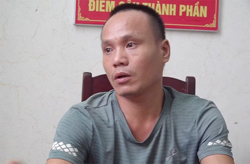 Bị can Nguyễn Nho Khuyến kể lại sự việc.