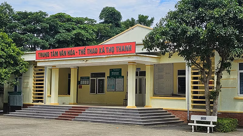 Công trình văn hóa ở xã Thọ Thanh, huyện Thường Xuân.