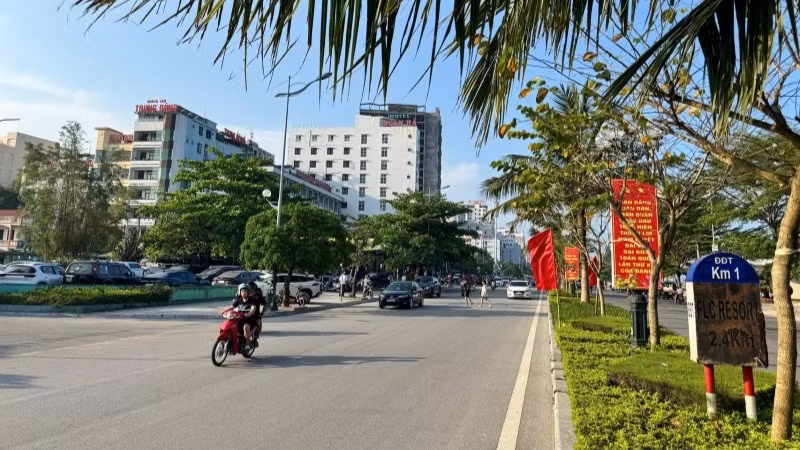 Thành phố Sầm Sơn khang trang, hiện đại chào đón du khách.
