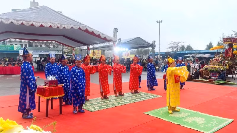 Nghi thức tế Lễ cầu phúc.