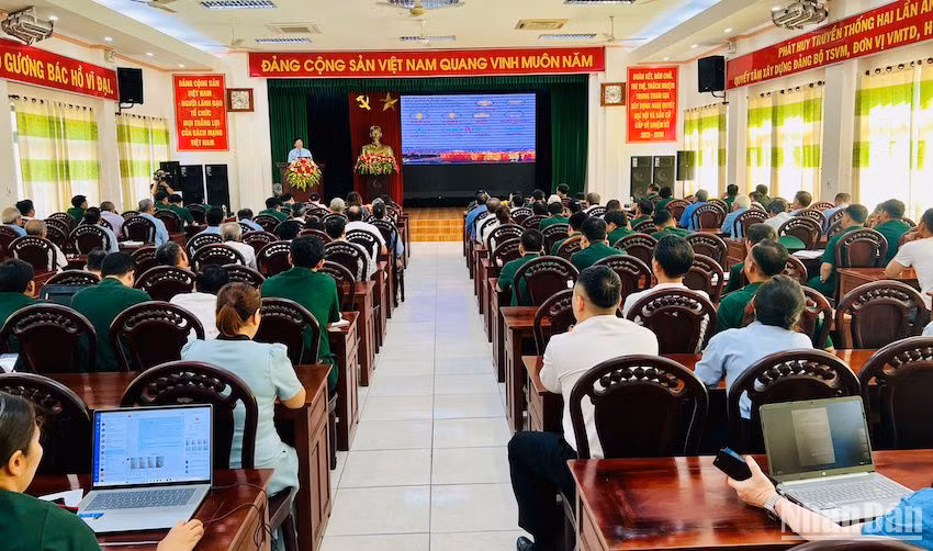 Quang cảnh tại hội nghị .(Ảnh: ĐÌNH TĂNG)