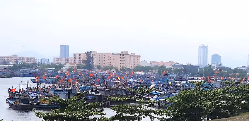 Âu thuyền Thọ Quang thành phố Đà Nẵng. (Ảnh: ĐÌNH TĂNG)