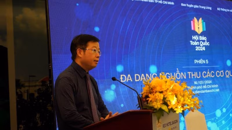 Ông Nguyễn Thanh Lâm, Thứ trưởng Bộ Thông tin và Truyền thông. (Ảnh: THẾ ANH)