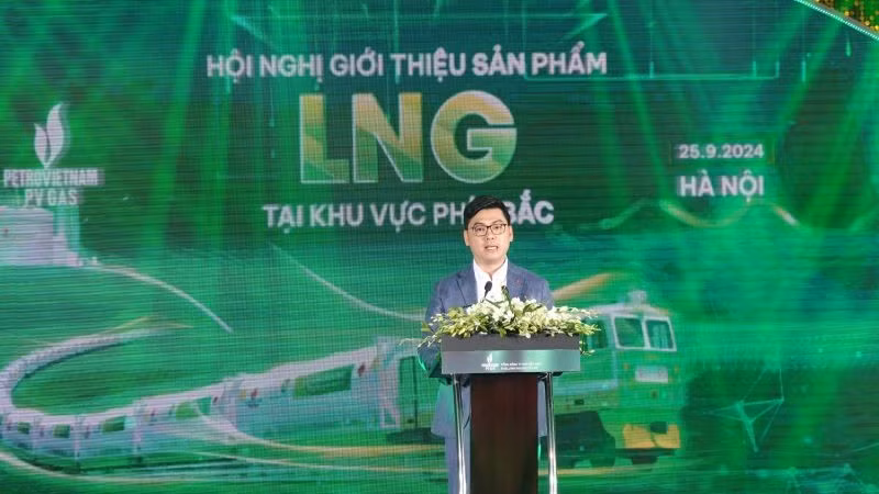 Đại diện Lãnh đạo PV GAS phát biểu khai mạc.