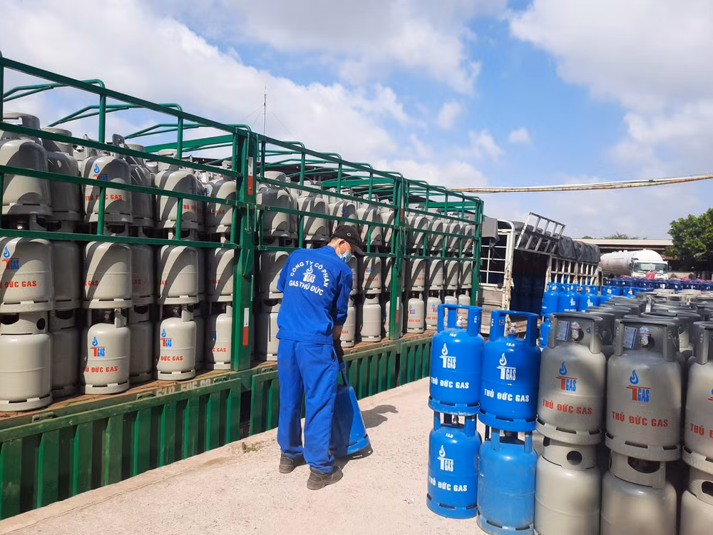 Vận chuyển gas tại Công ty Cổ phần gas Thủ Đức.