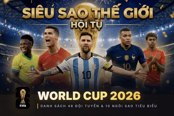 [Interactive] Danh sách đầy đủ 48 đội tuyển dự World Cup 2026