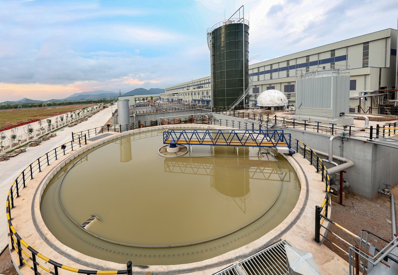 Hệ thống xử lý nước thải tiên tiến và hiện đại bậc nhất miền bắc.