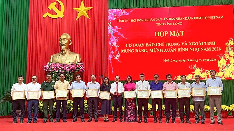 Vĩnh Long ghi nhận đóng góp của báo chí, triển khai nhiệm vụ trọng tâm năm 2026
