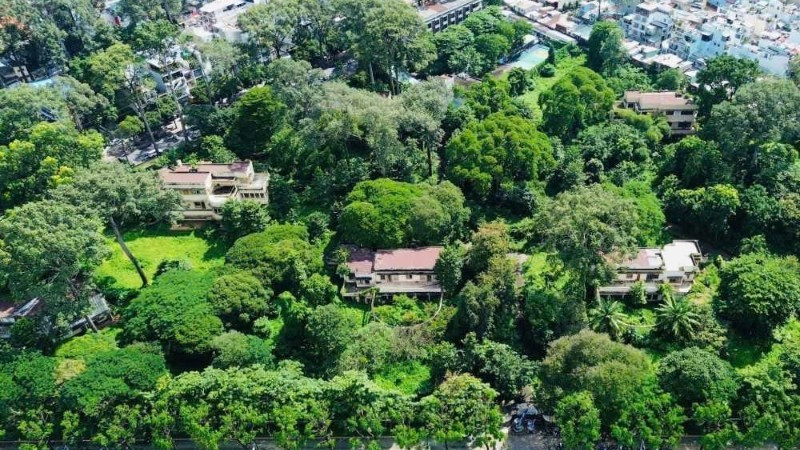 Xây dựng đài tưởng niệm nạn nhân Covid-19 tại Khu đất số 1 Lý Thái Tổ theo kế hoạch chỉnh trang của chính quyền Thành phố Hồ Chí Minh. (Ảnh: QUÝ HIỀN)