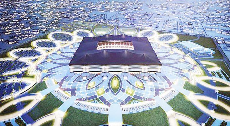 Sân vận động Al Bayt, nơi sẽ diễn ra lễ khai mạc World Cup 2022. 