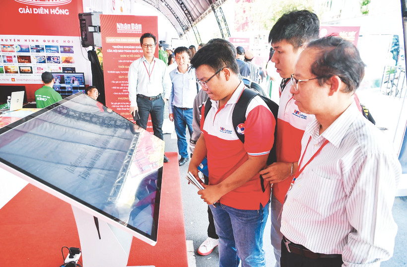 Một góc Hội báo toàn quốc 2024. Ảnh: Đạt Bách