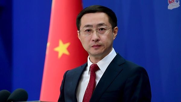 Người phát ngôn Bộ Ngoại giao Trung Quốc Lâm Kiếm. (Ảnh: fmprc.gov.cn)