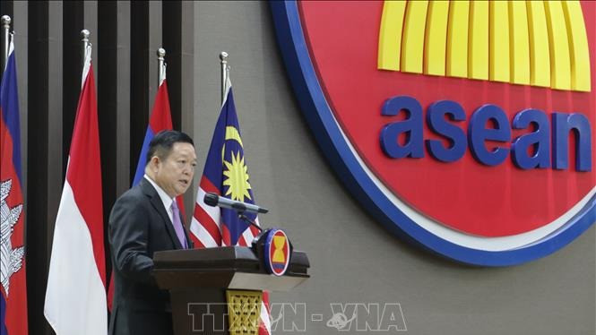 Tổng Thư ký ASEAN Kao Kim Hourn. Ảnh: Đào Trang/TTXVN