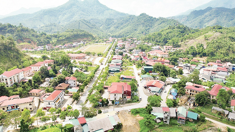 Trung tâm huyện Pác Nặm.
