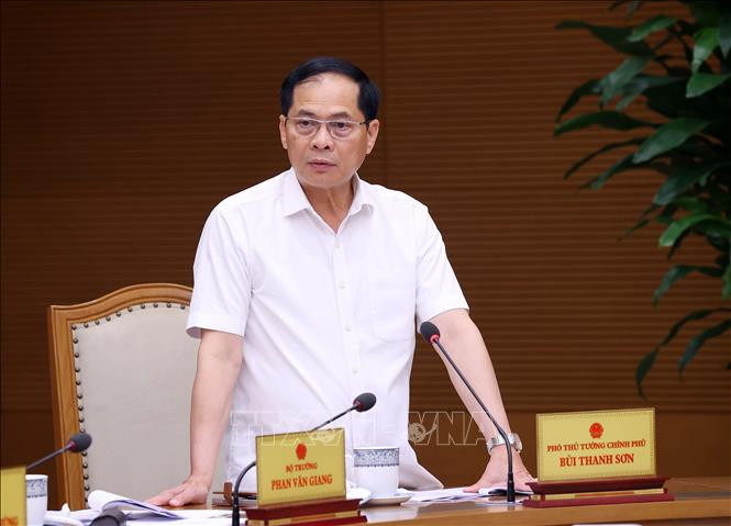 Phó Thủ tướng Bùi Thanh Sơn. (Ảnh tư liệu: Văn Điệp/TTXVN)