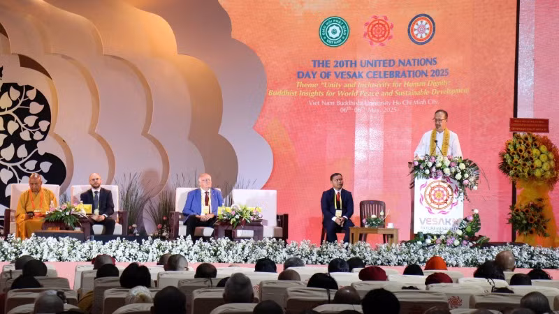 Phiên toàn thể của Hội thảo. (Ảnh: Tiến Lực/TTXVN)