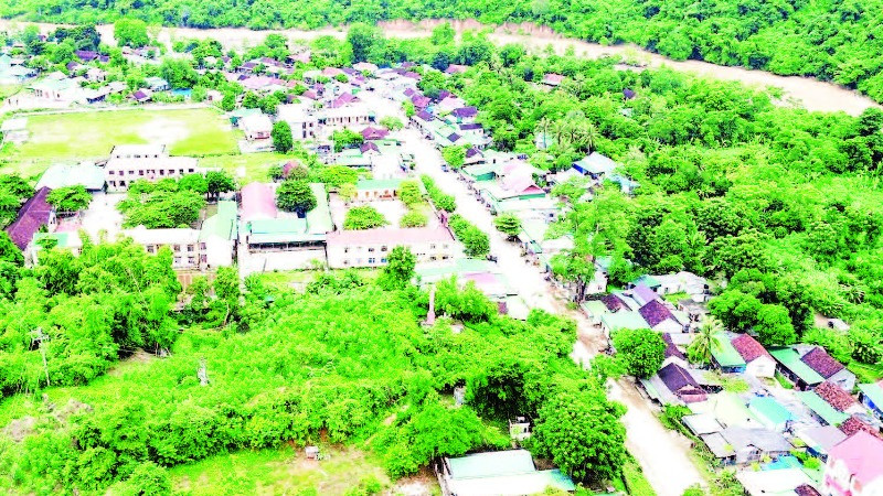 Xã biên giới Chiêu Lưu, tỉnh Nghệ An. (Ảnh XUÂN HOÀNG)