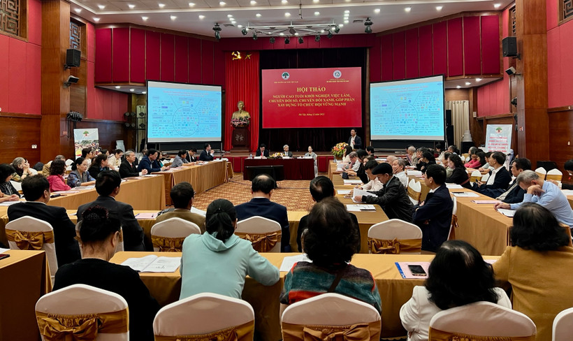 Hội thảo "Người cao tuổi khởi nghiệp, việc làm, chuyển đổi số góp phần xây dựng tổ chức hội vững mạnh"