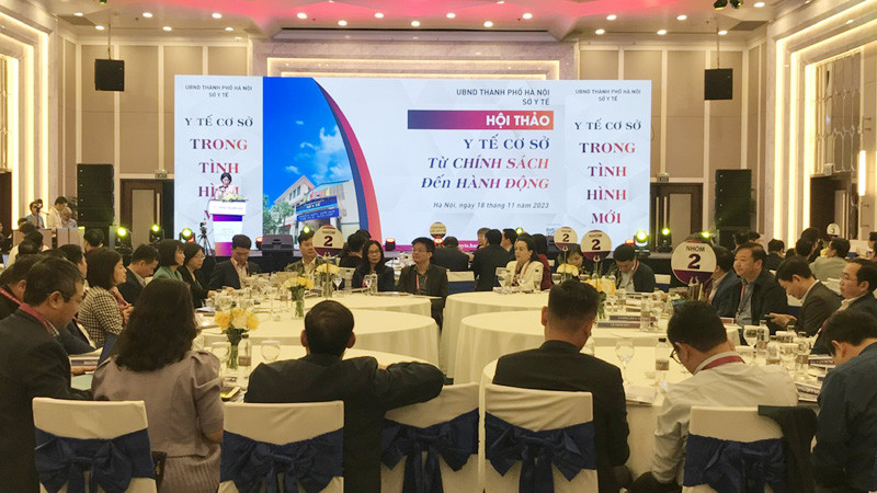 Quang cảnh Hội thảo "Y tế cơ sở: Từ chính sách đến hành động"