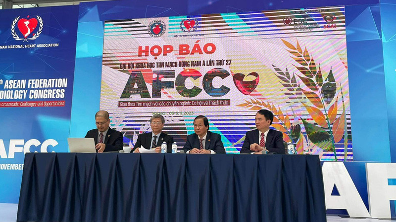 Ban Tổ chức chia sẻ thông tin về Đại hội Tim mạch Đông Nam Á (AFCC2023) lần thứ 27.