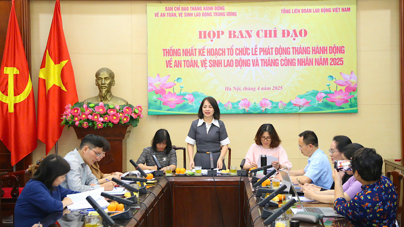Họp báo thông tin về Tháng hành động an toàn, vệ sinh lao động năm 2025.