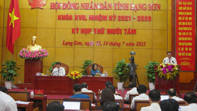 Hội đồng nhân dân tỉnh Lạng Sơn tổ chức Kỳ họp thứ 18, khóa 17, nhiệm kỳ 2021-2026.