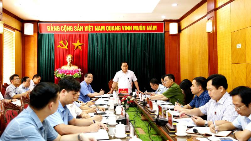 Ban chỉ đạo 389 tỉnh Lạng Sơn họp triển khai công tác ngăn chặn gia cầm nhập lậu.