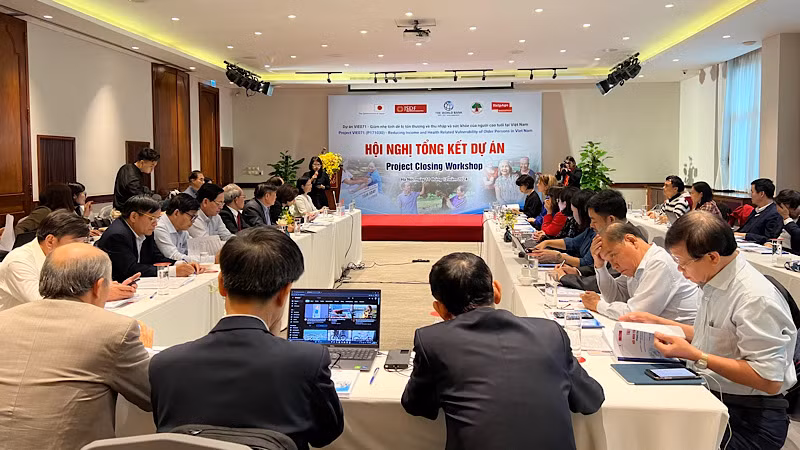 Lễ tổng kết Dự án "Giảm nhẹ tính dễ bị tổn thương về thu nhập và sức khỏe của người cao tuổi tại Việt Nam".