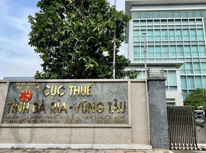 Cục Thuế tỉnh Bà Rịa-Vũng Tàu.