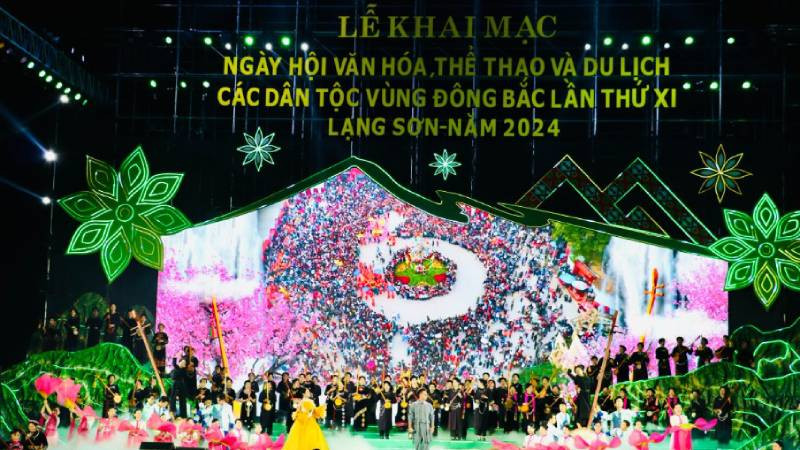 Khai mạc Ngày hội văn hóa, thể thao và du lịch các dân tộc vùng Đông Bắc lần thứ XI.