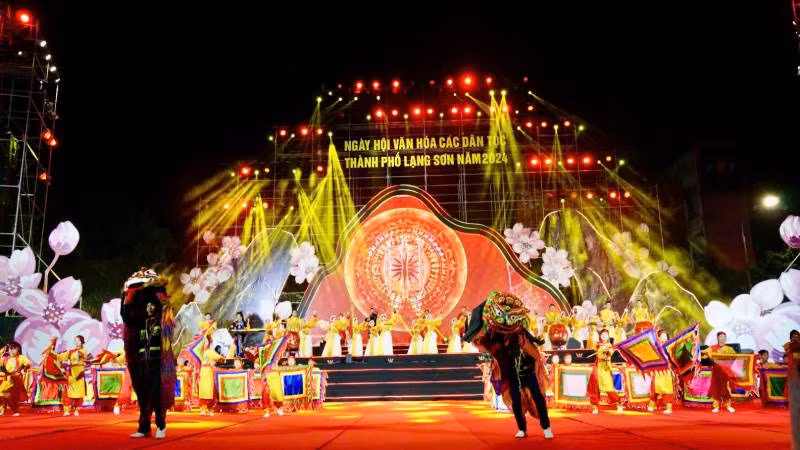 Khai mạc Ngày hội văn hóa các dân tộc thành phố Lạng Sơn năm 2024.