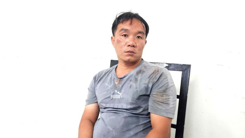 Đối tượng D.H.T sinh năm 1987, trú thành phố Vũng Tàu đang bị tạm giữ tại cơ quan công an.