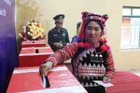 Cử tri xã biên giới Sín Thầu bỏ phiếu bầu đại biểu Quốc hội và Hội đồng nhân dân các cấp, nhiệm kỳ 2026-2031.