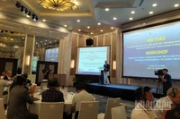 Bà Hilde Solbakken, Đại sứ Na Uy tại Việt Nam phát biểu khai mạc hội nghị.