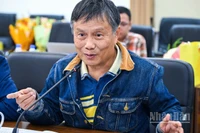 Tiến sĩ Toán học-Vật lý Nguyễn Lê Anh, chuyên gia nghiên cứu độc lập về ô nhiễm không khí. (Ảnh: Thành Đạt)